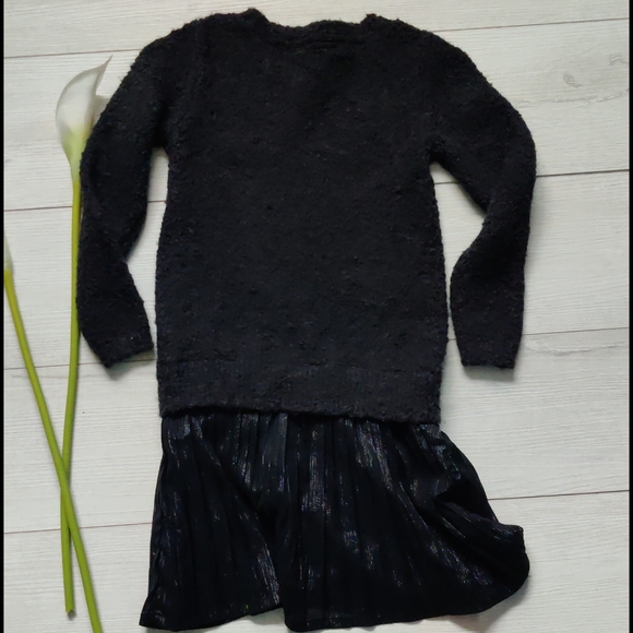Q) *💖 2/$15 or 4/$25,Gap kids black dress, sz 6-7 girls - Picture 3 of 5